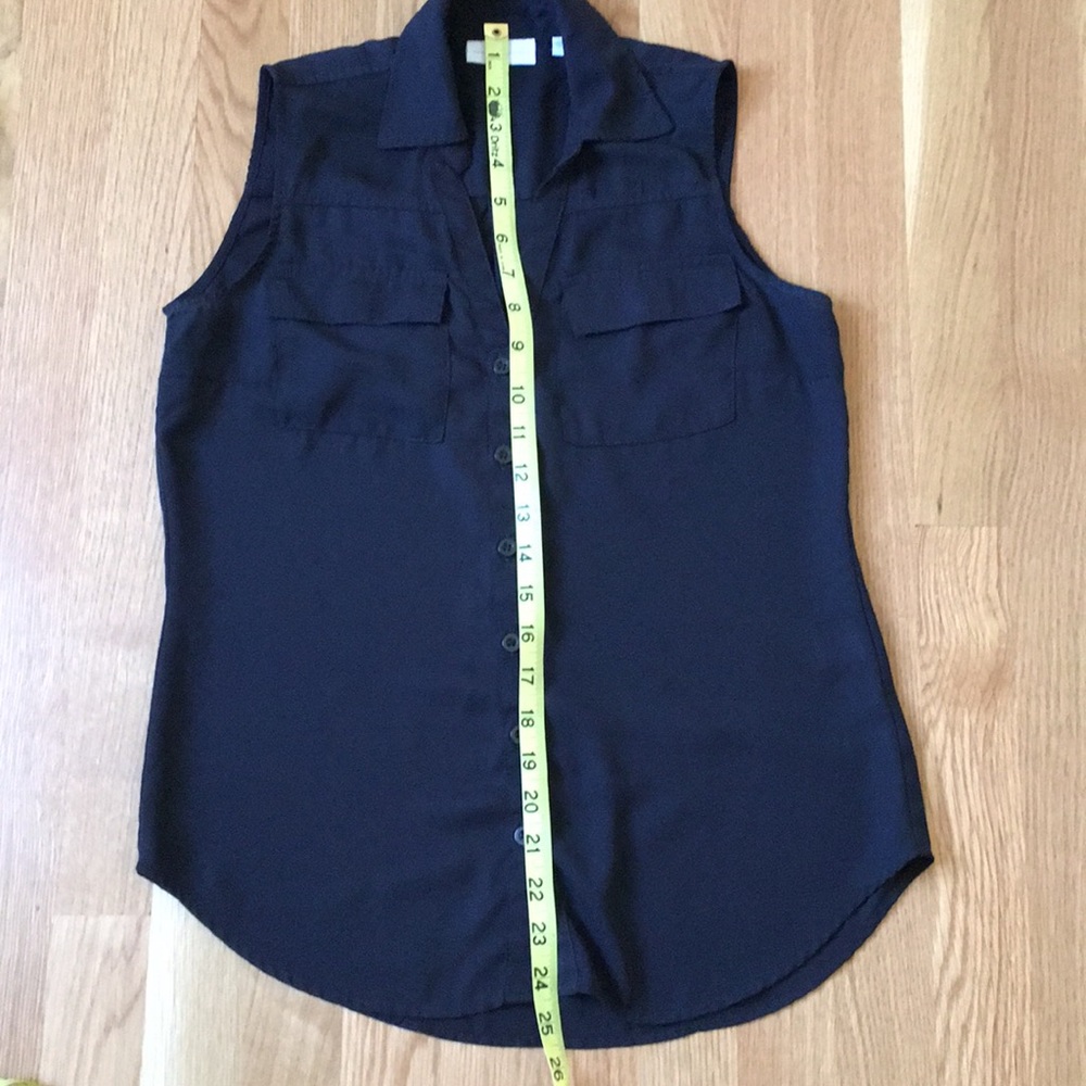 New York and Company Black Sleeveless Blouse Size XS - Picture 4 of 7